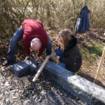 Arbeitseinsatz 09.03.2023 - Renovierter Bienenstand - Neue Sichtmauer (Bernd, Melissa) Arbeitseinsatz 09.03.2023 - Renovierter Bienenstand - Neue Sichtmauer (Bernd, Melissa)