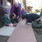 Arbeitseinsatz 09.03.2023 - Küche - Anpassung neue Arbeitsplatte (Emma, Heinrich, Rainer, Christian) Arbeitseinsatz 09.03.2023 - Küche - Anpassung neue Arbeitsplatte (Emma, Heinrich, Rainer, Christian)